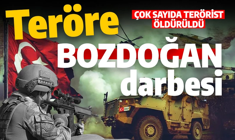 Teröre 'BOZDOĞAN-44' darbesi! Şırnak'ta çok sayıda terörist öldürüldü