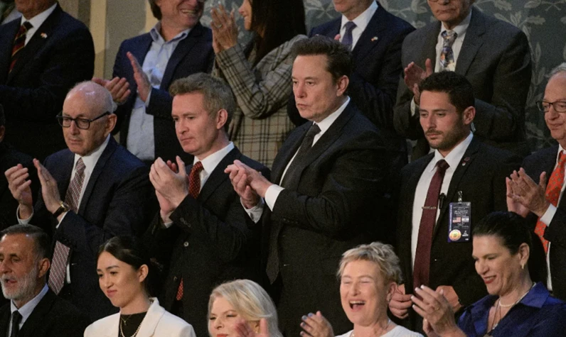 Ayakta alkışlayanlar arasında o da vardı! Elon Musk Netanyahu'nun ABD Kongre konuşmasına katıldı