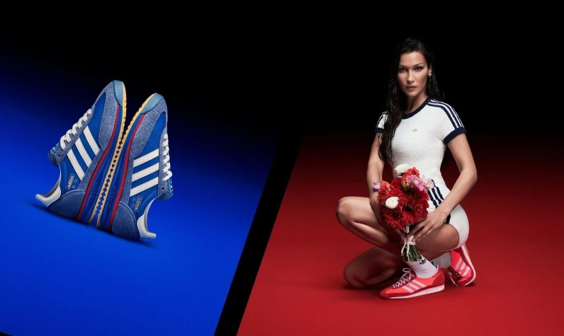 Adidas'tan büyük ayıp! Ünlü marka İsrail'e boyun eğdi Bella Hadid'in üstünü çizdi