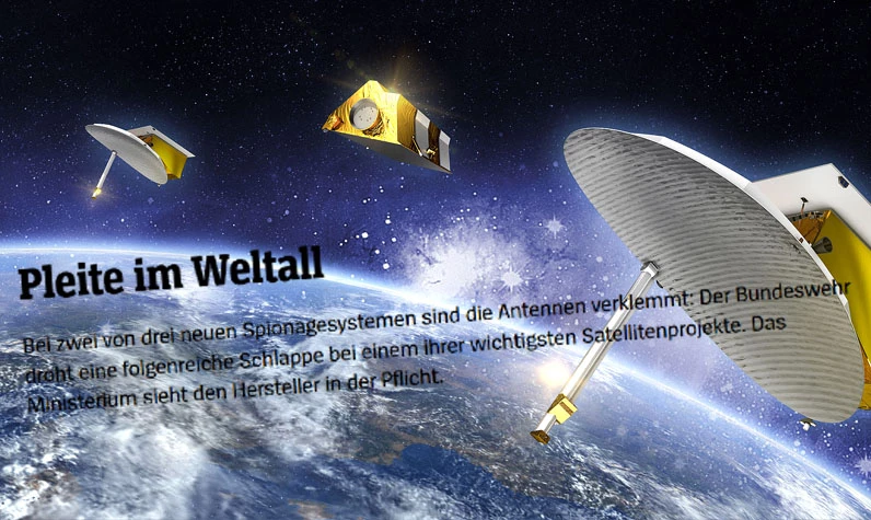 Almanlar uydu yapmayı bile beceremedi: Uzaydaki casusun anteni açılmıyor