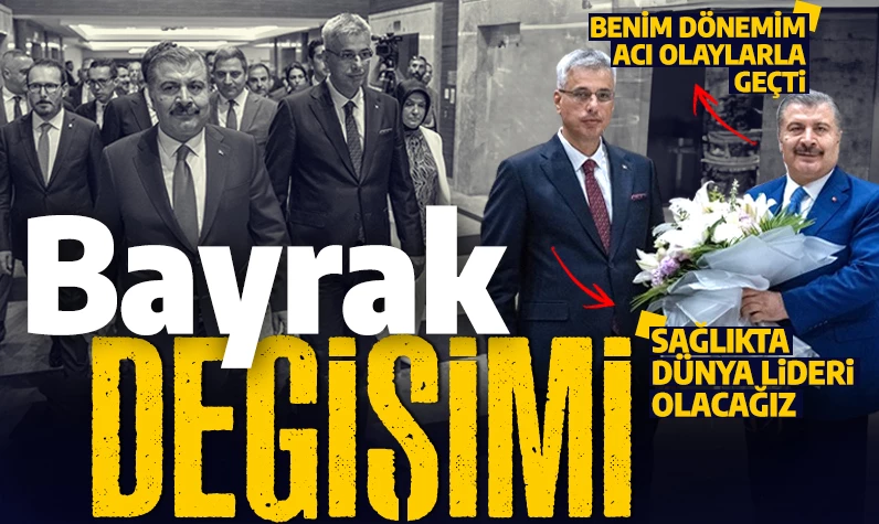 Sağlık Bakanlığında devir-teslim töreni: Kemal Memişoğlu görevi Fahrettin Koca'dan devraldı!