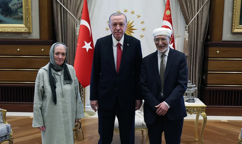 Son dakika: Cumhurbaşkanı Erdoğan, Faslı filozof Abdurrahman'ı kabul etti