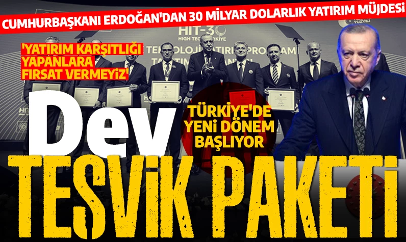 Türkiye'de yeni dönem başlıyor! Cumhurbaşkanı Erdoğan dev teşvik paketini duyurdu: Elektrikli araç, batarya üretimi, çip fabrikası, güneş enerjisi...