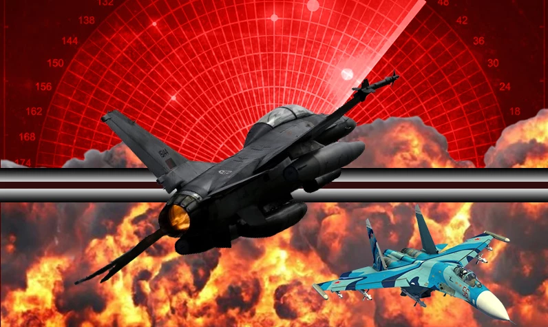 F-16 ararken Su-27 buldular! İskender M vurdu, savaş uçağı küle döndü