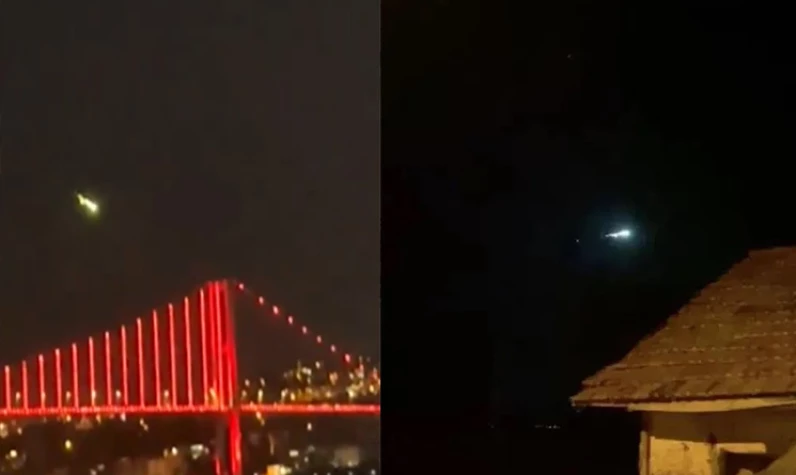 Geceyi göktaşları aydınlattı! İstanbul'da göktaşı görüldü! Uzay Ajansı'ndan açıklama gecikmedi!