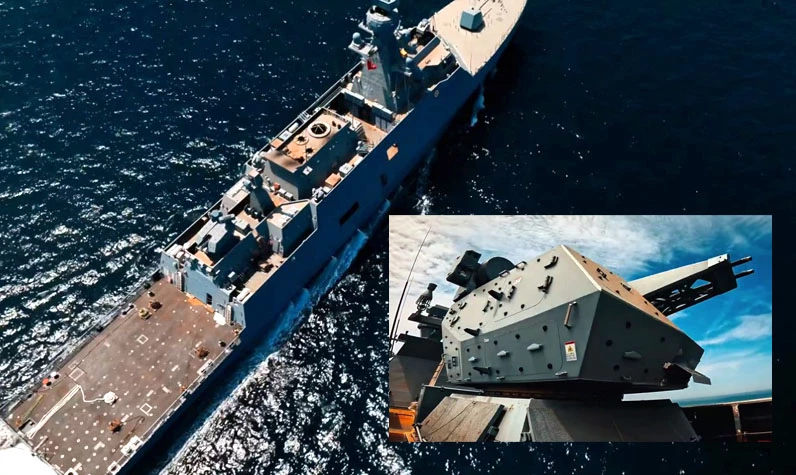 Türkiye'nin Ukrayna için inşa ettiği savaş gemisi heyecan yarattı: ASELSAN silahını kullanıyor