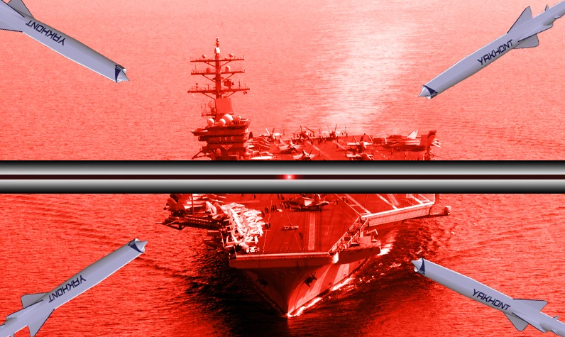 Süpersonik füze alarmı: Nükleer savaş gemisi arkasına bile bakmadan kaçtı!