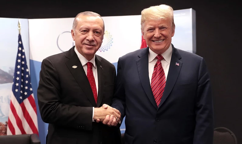 Son dakika: Cumhurbaşkanı Erdoğan eski ABD Başkanı Donald Trump ile görüştü