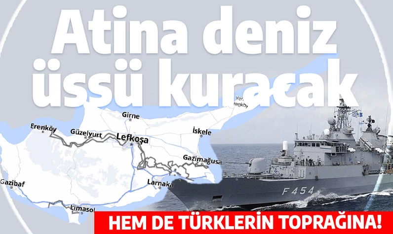 Yunanistan Kıbrıs'taki Türk köyüne deniz üssü kuruyor: Anlaşmayı duyurdular