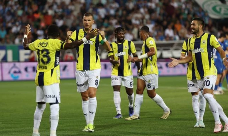 Rize'de farklı galibiyet! Fenerbahçe gol oldu yağdı