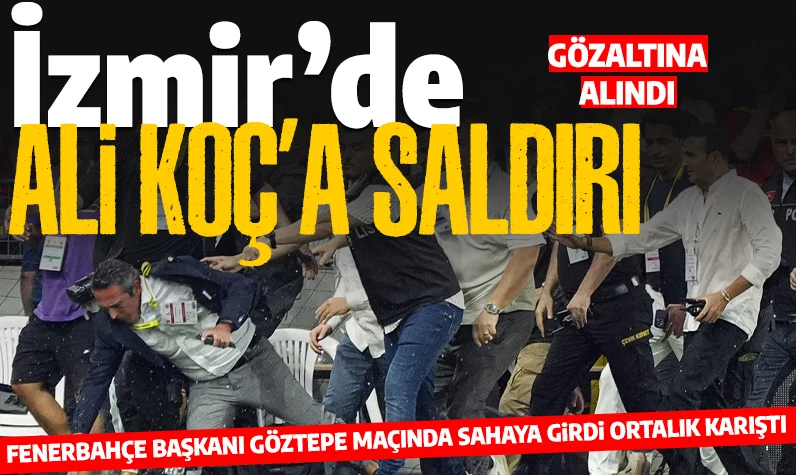 Son dakika... İzmir'de ortalık karıştı! Fenerbahçe Başkanı Ali Koç sahaya indi