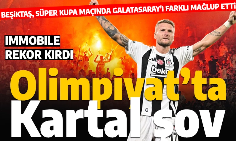 Son dakika... Olimpiyat'ta Kartal şov: Galatasaray şokta