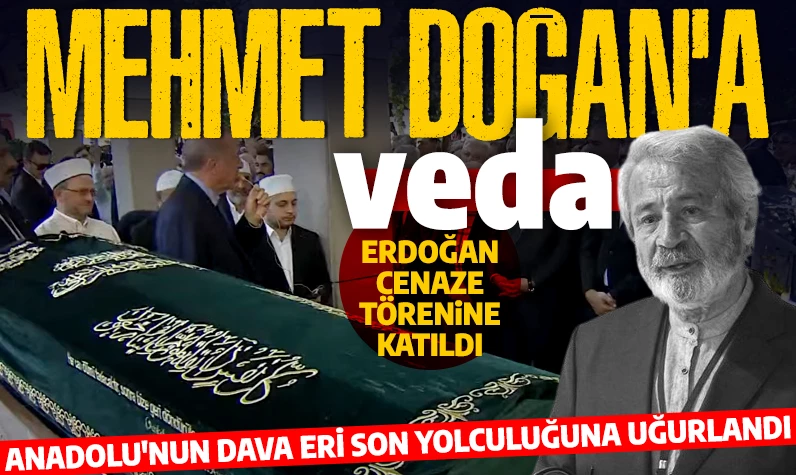 Mehmet Doğan’a veda! Edebiyat dünyasının acı kaybı! Erdoğan cenaze törenine katıldı