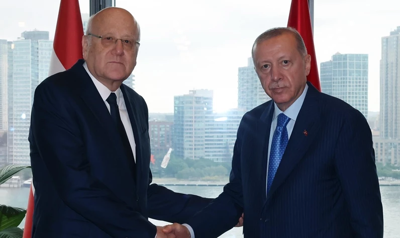 Türkevi'nde kritik kabul! Cumhurbaşkanı Erdoğan, Lübnan Başbakanı Mikati ile görüştü