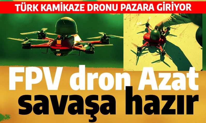 Türk kamikaze dronu yurtdışına ihraç ediliyor: Robit AZAT savaş bölgesine uçacak