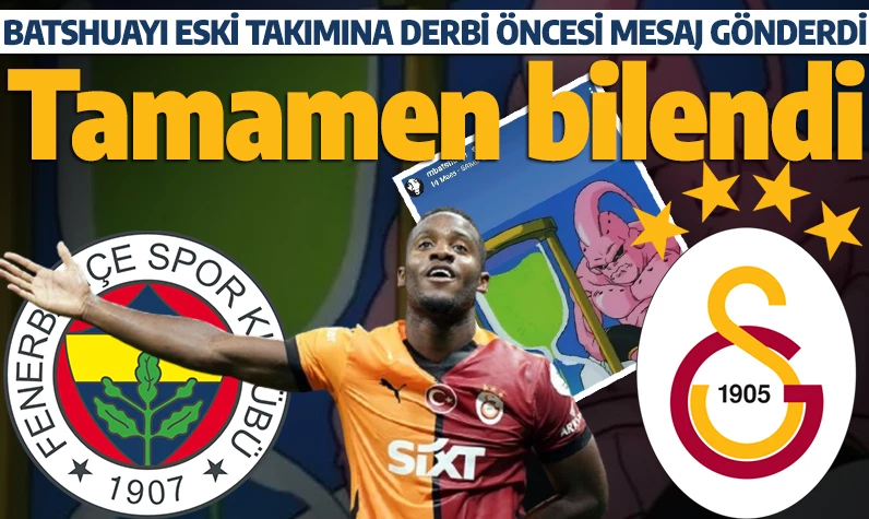 Michy Batshuayi eski takımına derbi öncesi mesaj gönderdi: Tamamen bilendi!