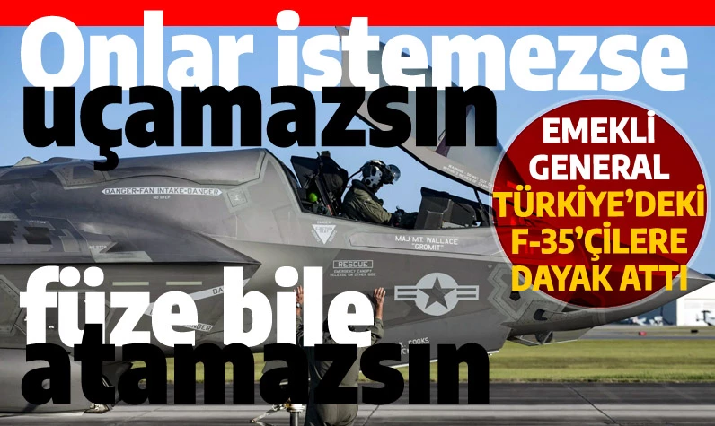 F-35 hayranlarına böyle dayak attı: Amerika'nın istemediği hiçbir yere uçamazsın, füze bile atamazsın!