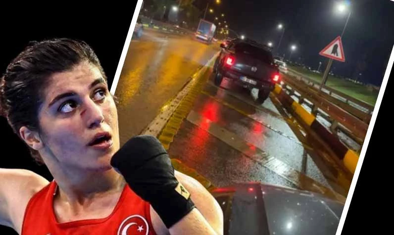 Busenaz Sürmeneli'ye trafikte saldırı! Aracından inerek milli boksörü darp etti: Şehir magandasının suç dosyası kabarık çıktı