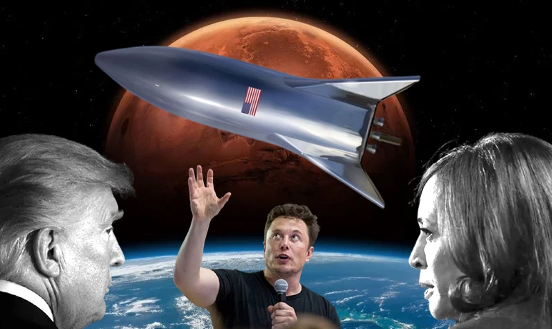 Mars yolculuğu başlıyor! Elon Musk'tan çılgın proje: 5 Starship roketi gönderecek ama tek engel ABD seçimini kazanacak kişinin kim olacağı