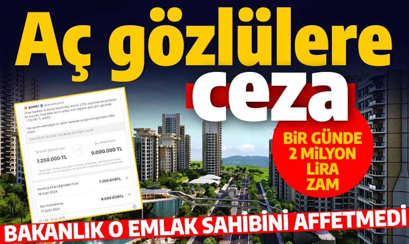 Sosyal medyada tepki toplamıştı! Ticaret Bakanlığı'ndan konut ilanı fırsatçılığına ceza!