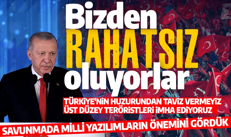 Cumhurbaşkanı Erdoğan: Kan tüccarları bizden rahatsız oluyor