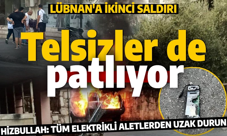 İsrail'den Lübnan'a 2. dijital saldırı: Çağrı cihazları patlatıldı!