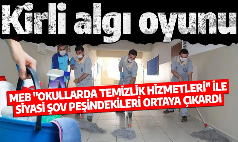 Kirli algı oyunu! Milli Eğitim Bakanlığı 