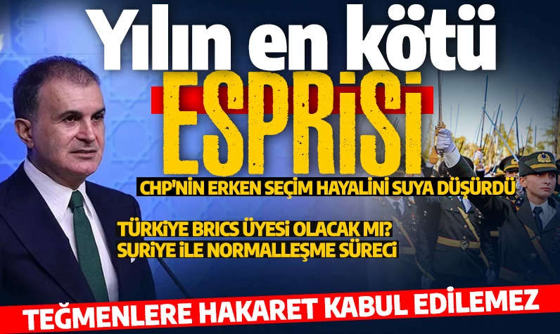 CHP'nin erken seçim hayaline AK Parti'den yanıt: Kötü bir espri!