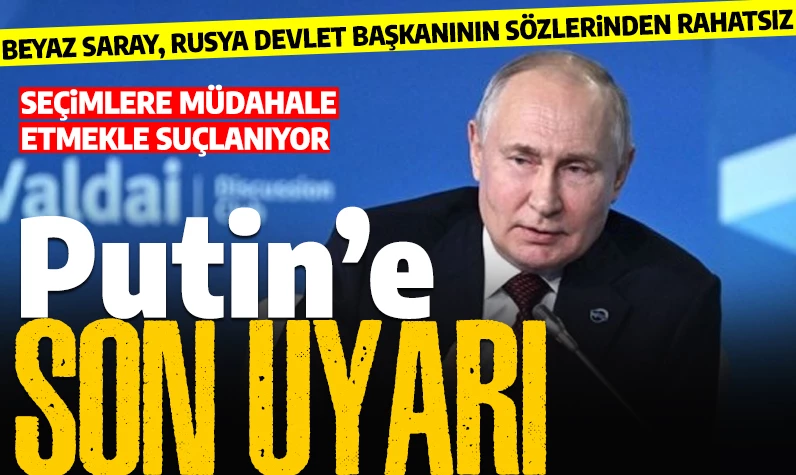 ABD-Rusya atışması devam ediyor: Beyaz Saray'dan Putin'e uyarı geldi