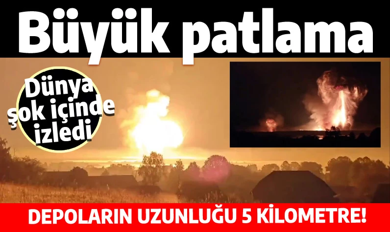 Dünya 2,5 yılın en büyük patlamasını şok içinde izledi: 30 bin ton bombayı havaya uçurdular