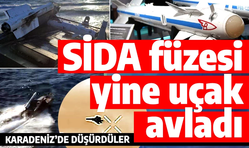 SİDA Karadeniz'de savaş uçağı düşürdü! İşte R-73 füzesinin son kurbanı