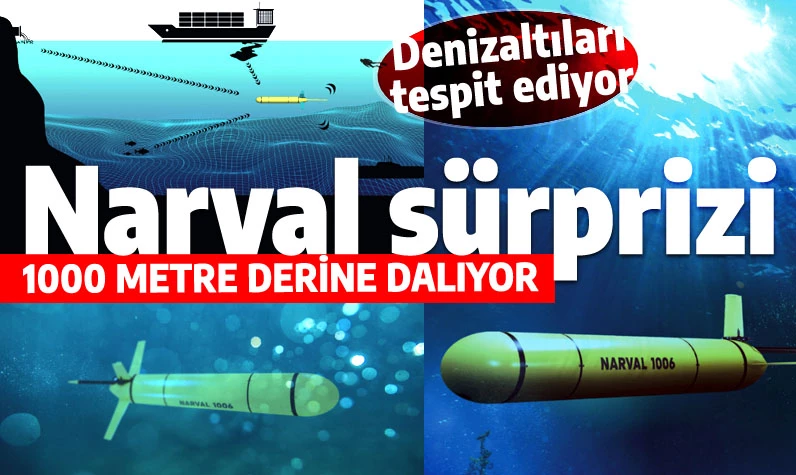 1000 metre derine dalan Türk hayalet planörü düşmana ait denizaltıları arıyor