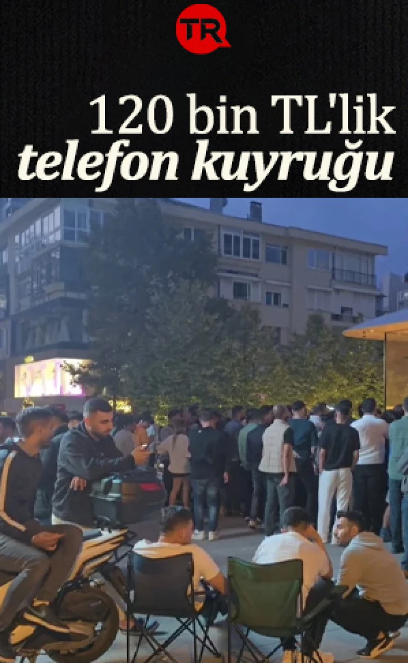 İstanbul'da 120 bin TL'lik iPhone izdihamı! Geceden kuyruğa girdiler