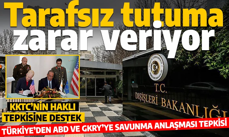 Son dakika... Türkiye'den ABD ve GKRY arasındaki anlaşmaya tepki!