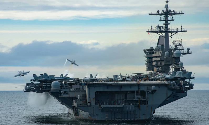 USS Theodore Roosevelt pasifik yolunda! ABD uçak gemisini Ortadoğu'dan çekti: Alman Donanması eskortluk yapacak