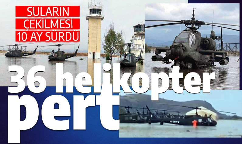 Yunanistan'da 36 adet savaş helikopteri artık yok! Üssün içler acısı hali ortaya çıktı