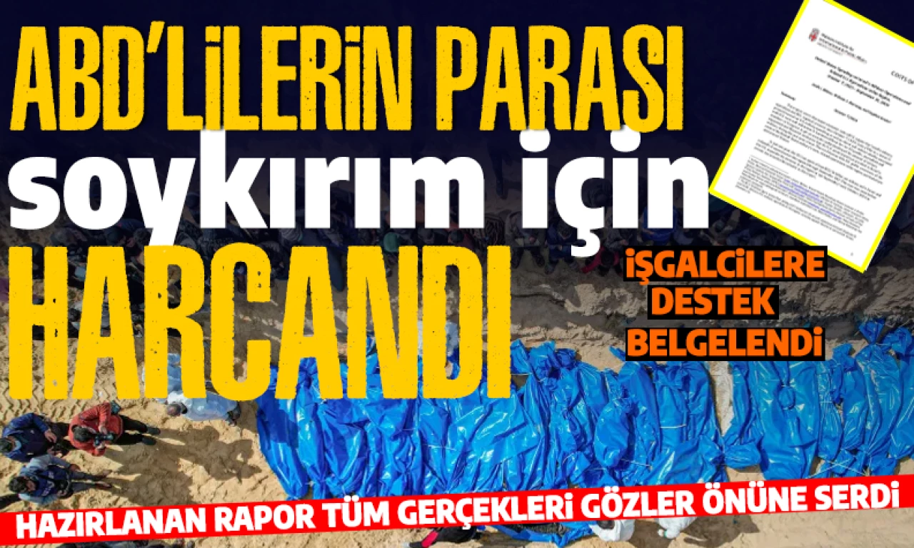 Belgelerle ispatlandı: ABD'den İsrail'in Gazze'deki soykırımına görülmemiş destek! 22 milyar dolardan fazla harcadılar