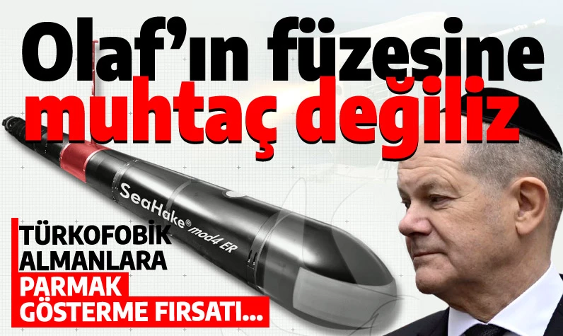 Türk düşmanı Almanlara hareket çekme vakti: Millî torpido ve RAM füzesi zaten hazır, o silahları almayın!