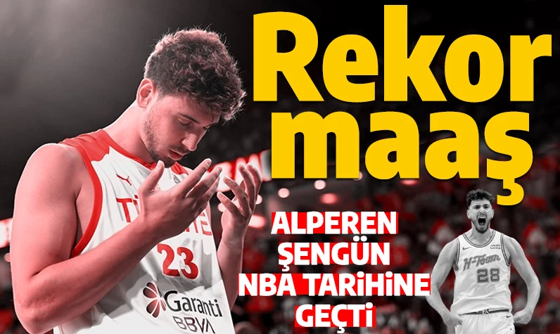 Alperen Şengün'den NBA tarihine geçen rekor sözleşme: Maaşı dudak uçuklattı