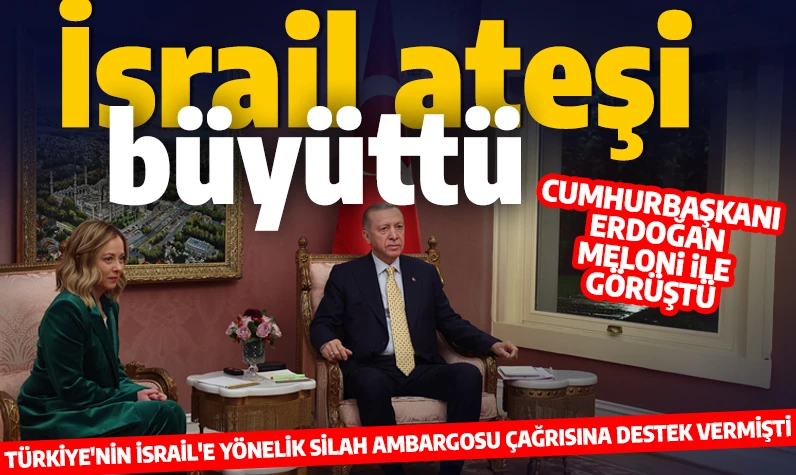 Cumhurbaşkanı Erdoğan İtalya Başbakanı Meloni ile görüştü! İşte görüşmenin detayları