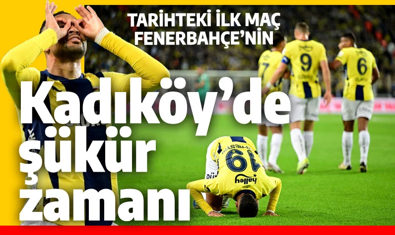 Kadıköy'de şükür zamanı: Golü atan En-Nesyri secdeye kapandı, Fenerbahçe bu kez puan kaybetmedi