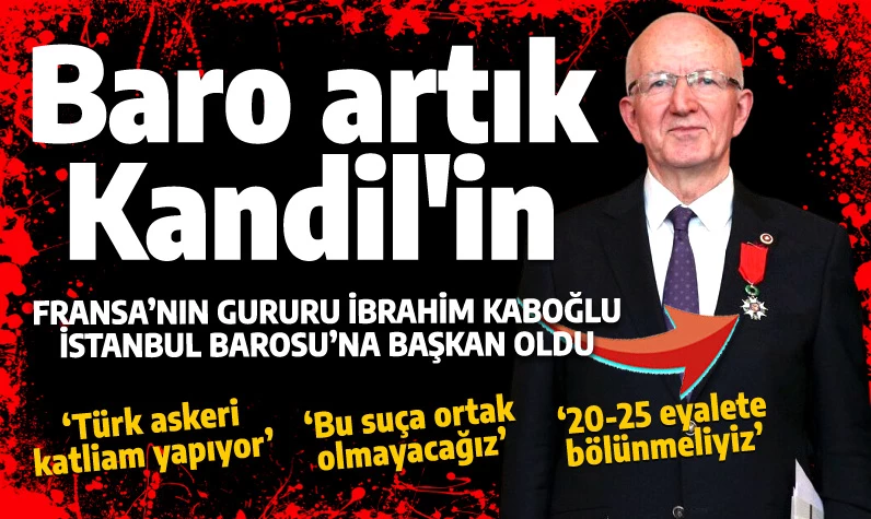 İstanbul Barosu'nda Kandil esintisi: 'Türkiye 20-25 eyalete bölünmeli' diyen Fransız nişanlı İbrahim Kaboğlu kimdir?