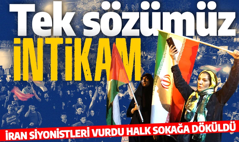 Tahran'da halk sokaklara döküldü! İran'ın füze saldırısı sevinç gösterilerine sahne oldu!