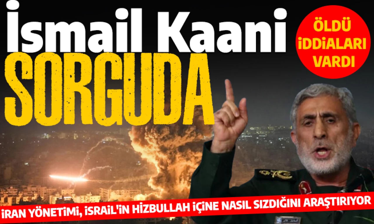 İran, Kudüs Gücü Komutanı Kaani'yi sorguluyor! İranlı komutan fenalık geçirdi