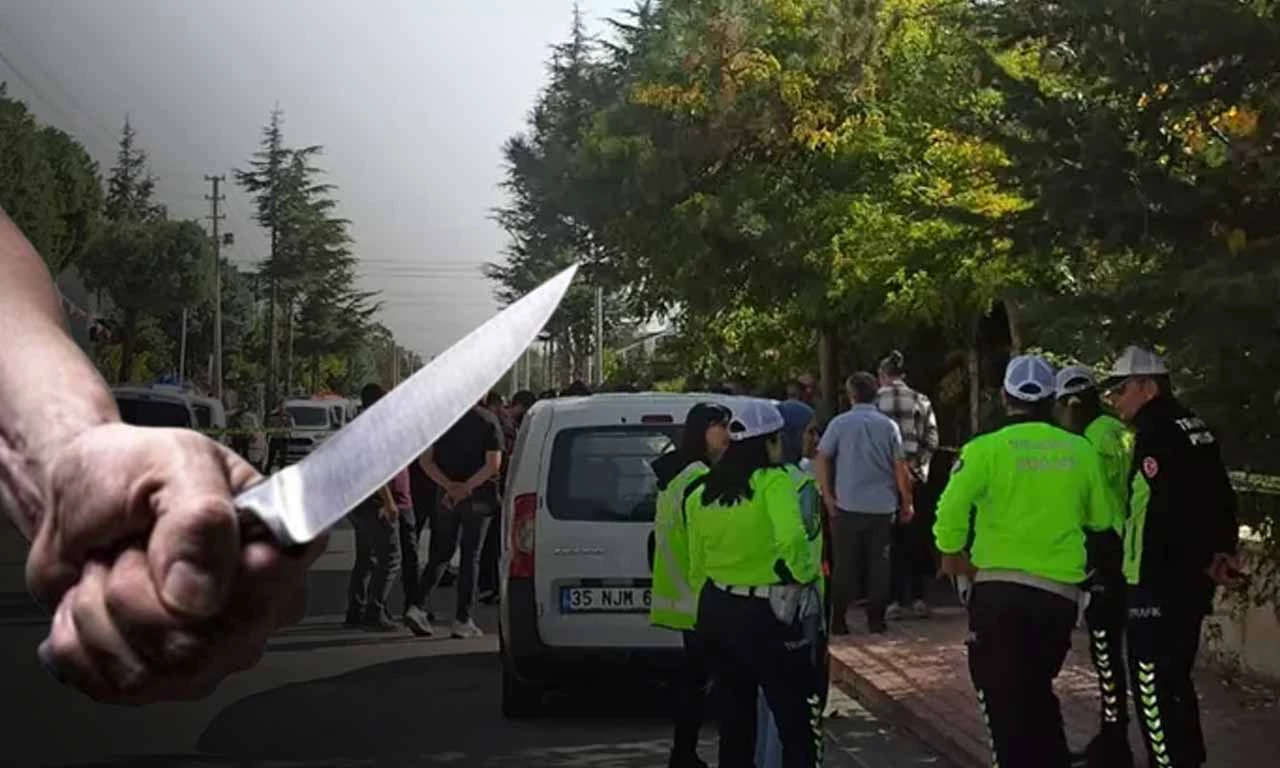 Polise alçak saldırı! İhbara giden polisi sırtından bıçakladı, saldırgan vurularak yakalandı