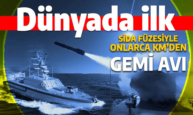 MARLIN SİDA, KUZGUN füzesiyle dünyada bir ilki başardı: Onlarca kilometre uzaktan gemi avı!