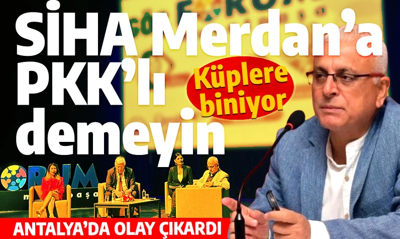 Merdan Yanardağ yine olay çıkardı: AKP'li faşist, defol! Burada devrimciler var!