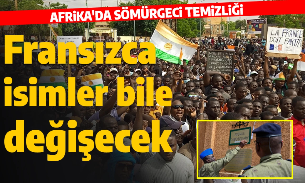 Afrika ülkesinde iç temizlik: Fransız sömürge döneminden kalan cadde ve meydan isimleri değiştirildi