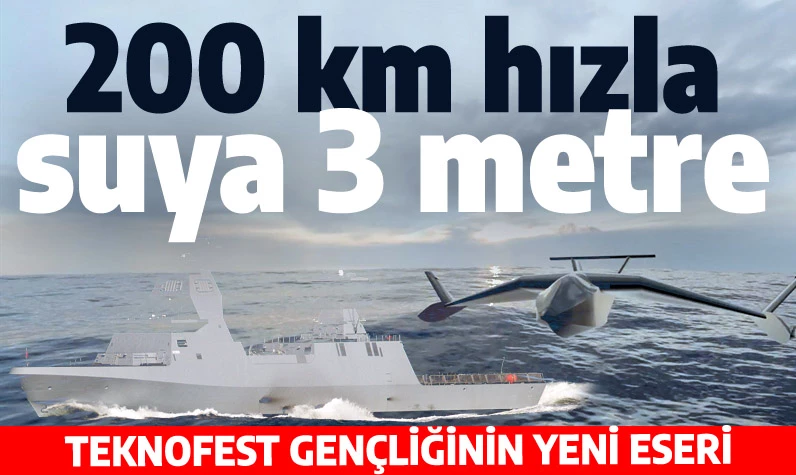 200 km hızla suya 3 metre yakından uçan bombalı İHA istediği her gemiye çarpacak! TALAY gençlerin gurur projesi oldu