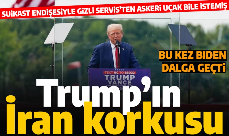 Trump'ın İran korkusu! Suikast girişimi sonrası askeri uçak, uçuş yasakları, özel cam koruyucu talebinde bulunmuş